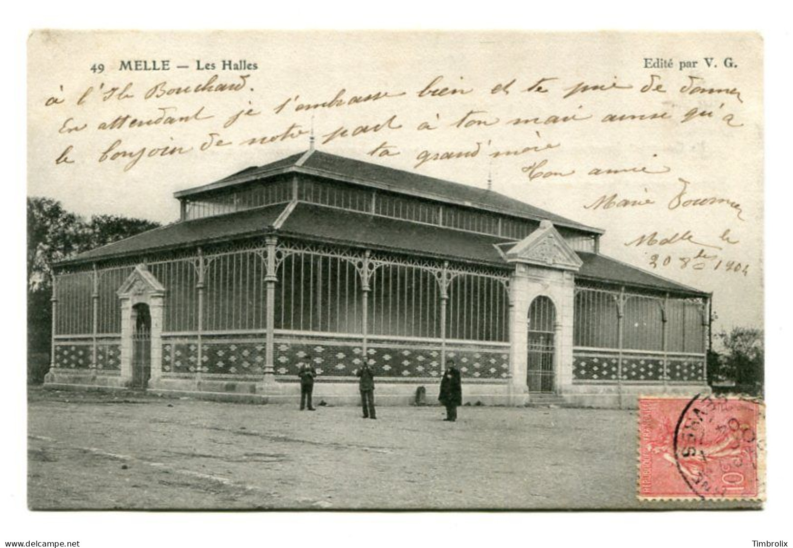 MELLE (79) - Les Halles (Halles De Style Baltard) - Melle