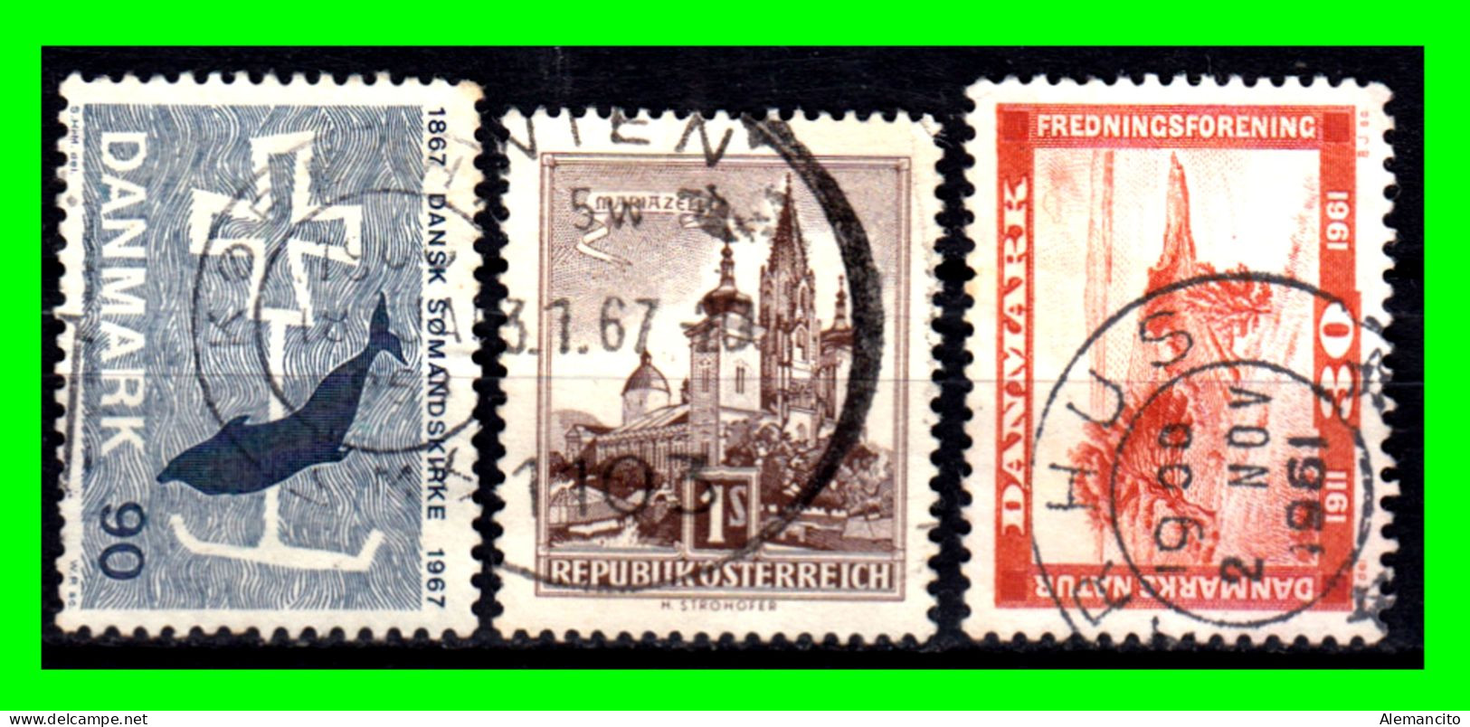 DINAMARCA ( EUROPA ) SELLOS DIFERENTES AÑOS Y VALORES - Used Stamps