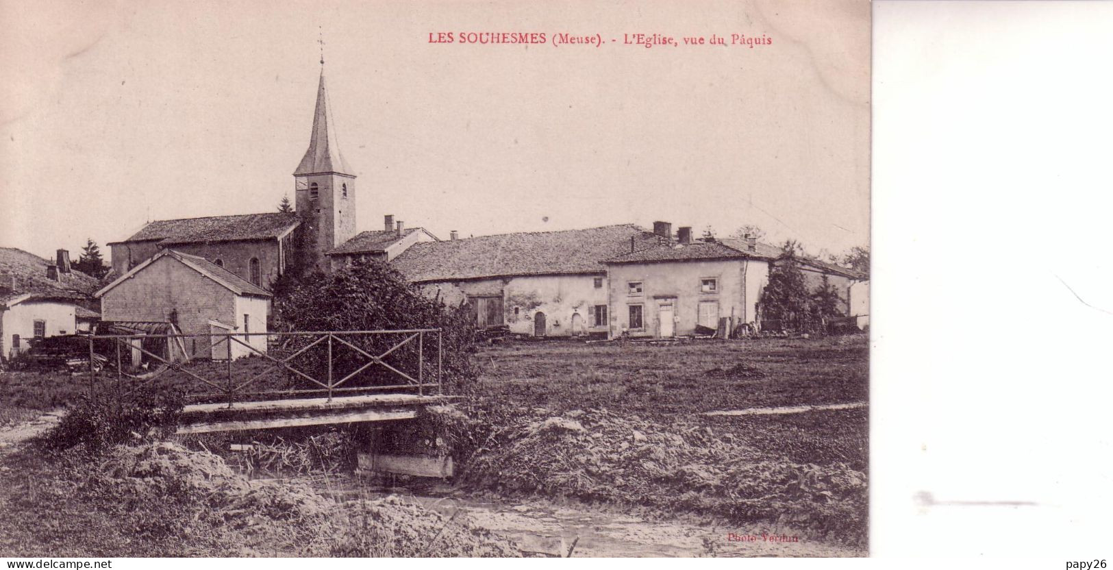 Cpa  Les Souhesmes  L'église - Autres & Non Classés