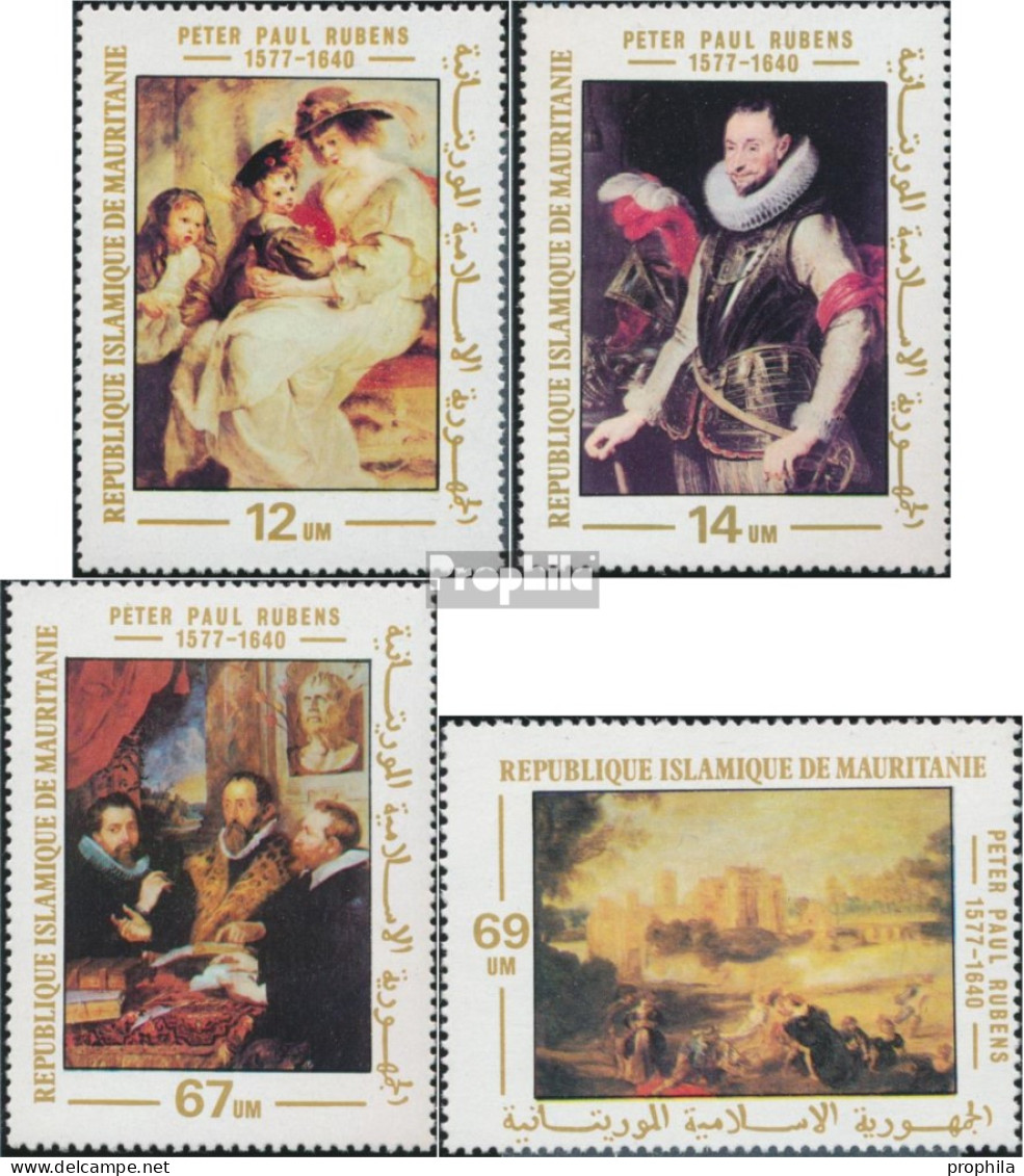 Mauretanien 590-593 (kompl.Ausg.) Postfrisch 1977 Rubens - Mauritanie (1960-...)