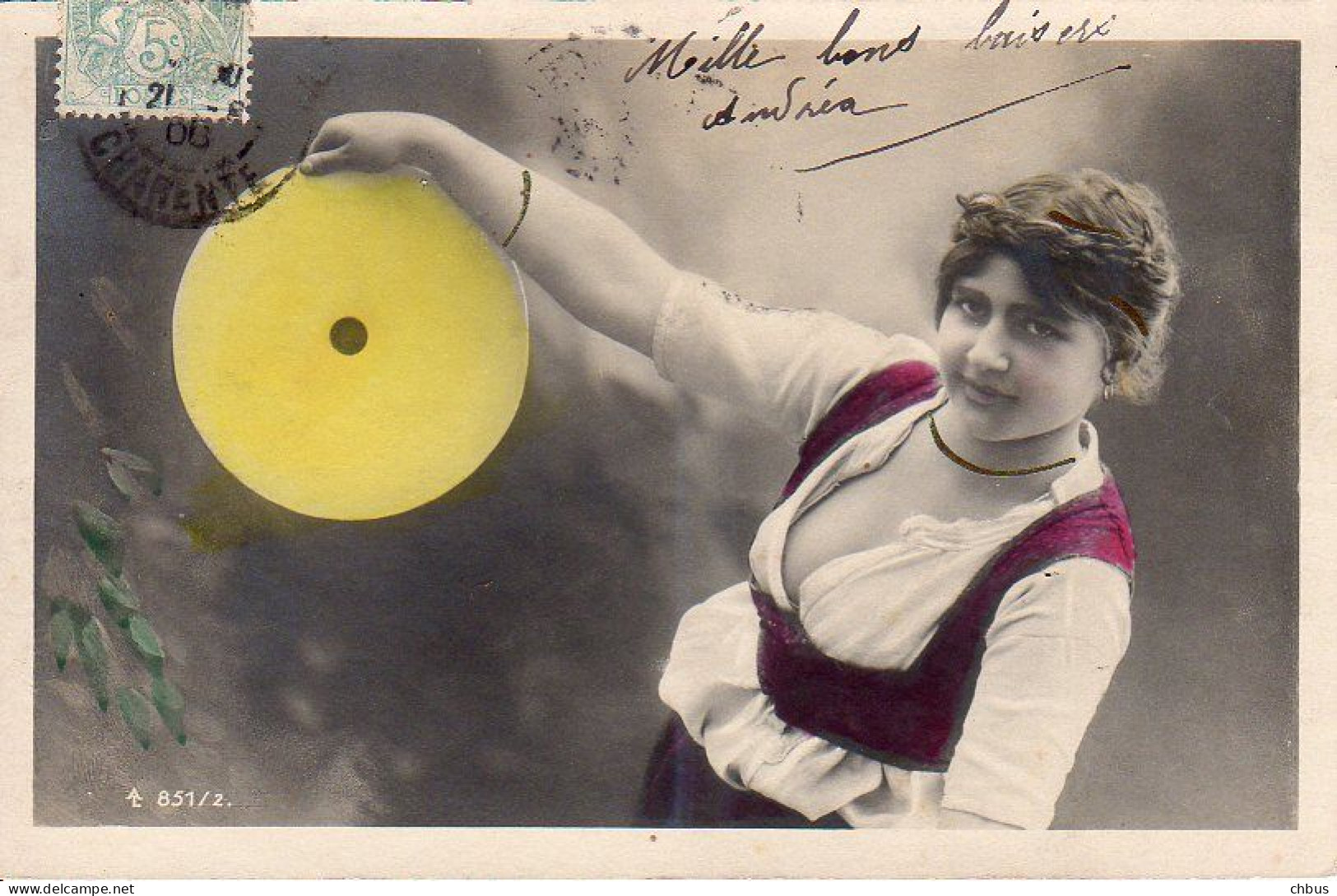 Belle Femme Au Disque Jaune - Frauen