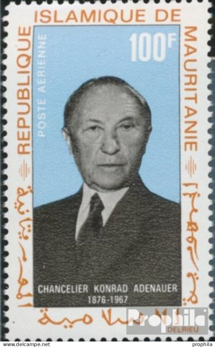 Mauretanien 333 (kompl.Ausg.) Postfrisch 1968 Konrad Adenauer - Mauritanië (1960-...)