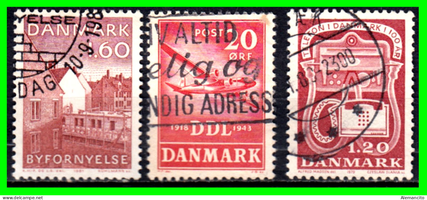 DINAMARCA ( EUROPA ) SELLOS DIFERENTES AÑOS Y VALORES - Used Stamps