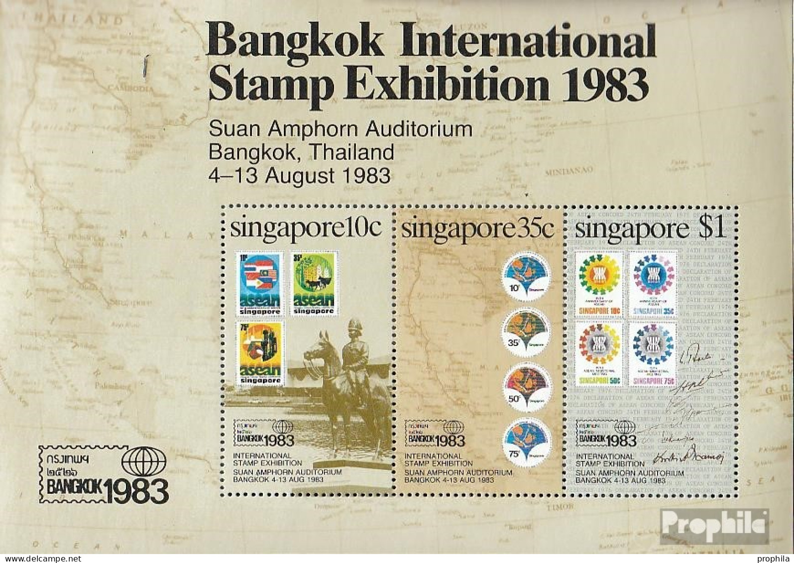 Singapur Block15 (kompl.Ausg.) Postfrisch 1983 Briefmarkenausstellung - Singapour (1959-...)