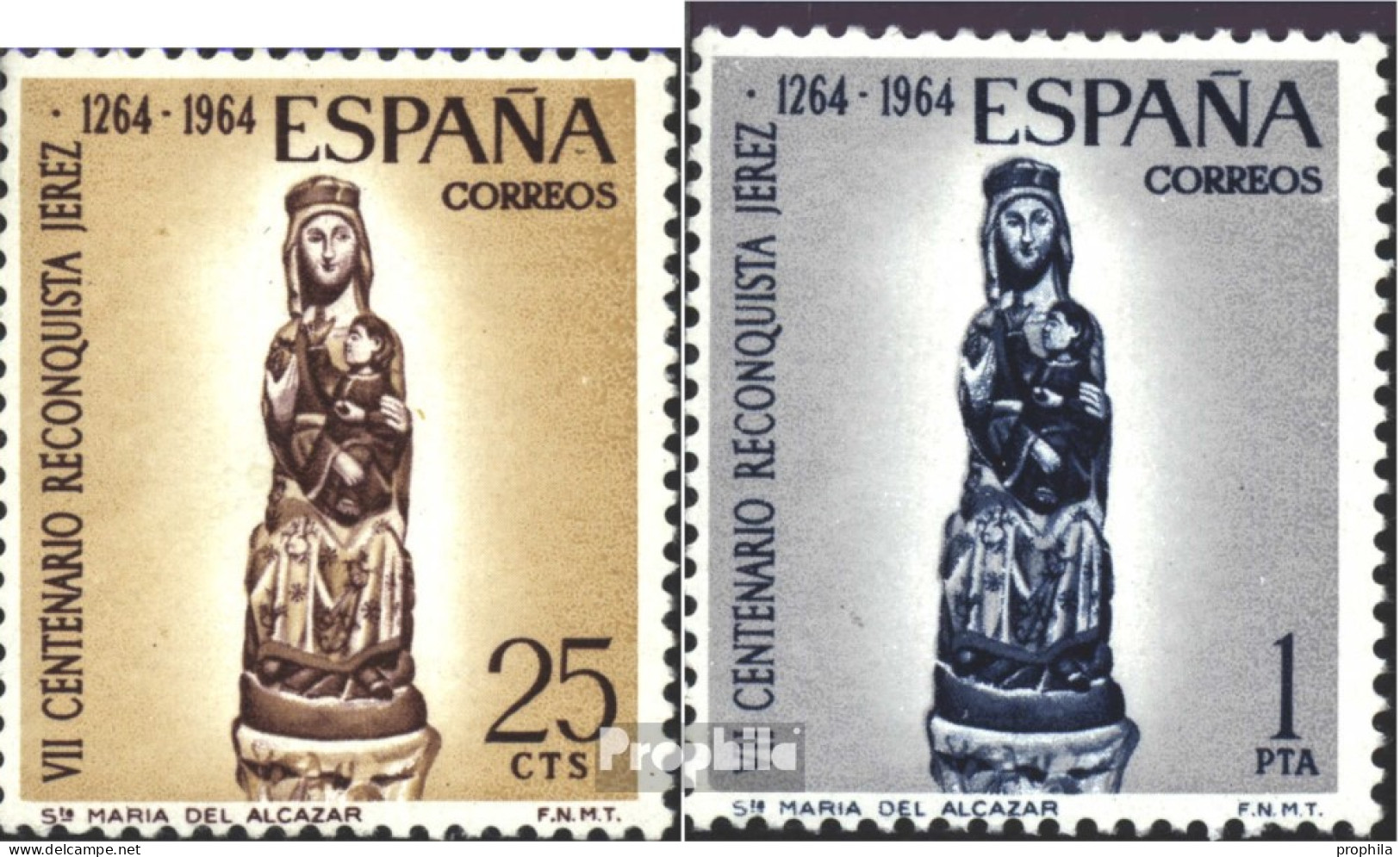 Spanien 1504-1505 (kompl.Ausg.) Postfrisch 1964 Wiedereroberung Jerez De La Fronter - Neufs