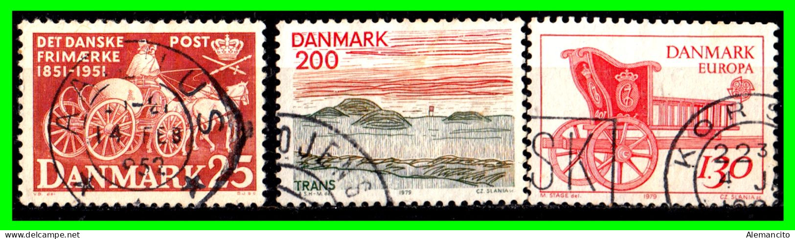 DINAMARCA ( EUROPA ) SELLOS DIFERENTES AÑOS Y VALORES - Used Stamps