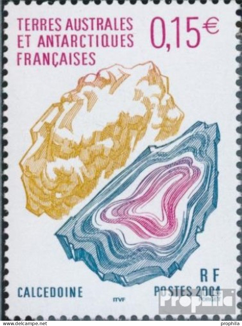 Französ. Gebiete Antarktis 536 (kompl.Ausg.) Postfrisch 2004 Mineralien - Nuovi