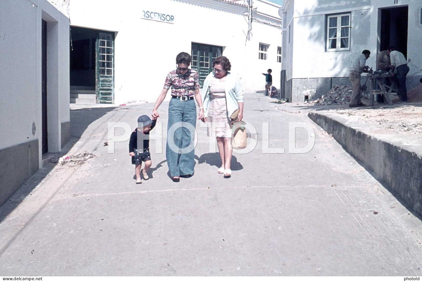 1974 ELEVADOR NAZARE LEIRIA PORTUGAL ORIGINAL AMATEUR 35mm DIAPOSITIVE SLIDE Not PHOTO No FOTO NB4087 - Diapositivas