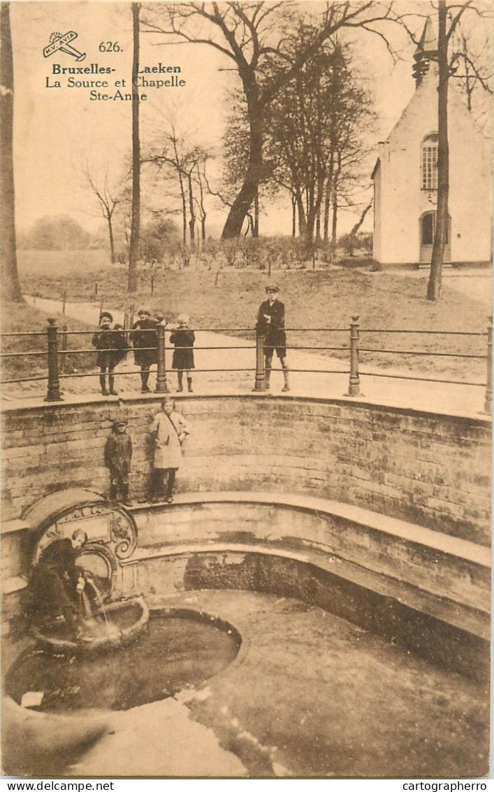 Belgique Cpa Bruxelles Laeken Chapelle Ste Anne - Andere & Zonder Classificatie