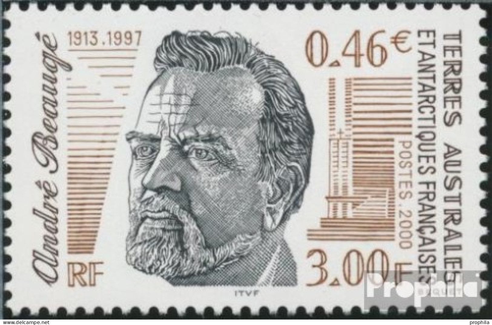 Französ. Gebiete Antarktis 419 (kompl.Ausg.) Postfrisch 2000 Andre Beauge - Unused Stamps