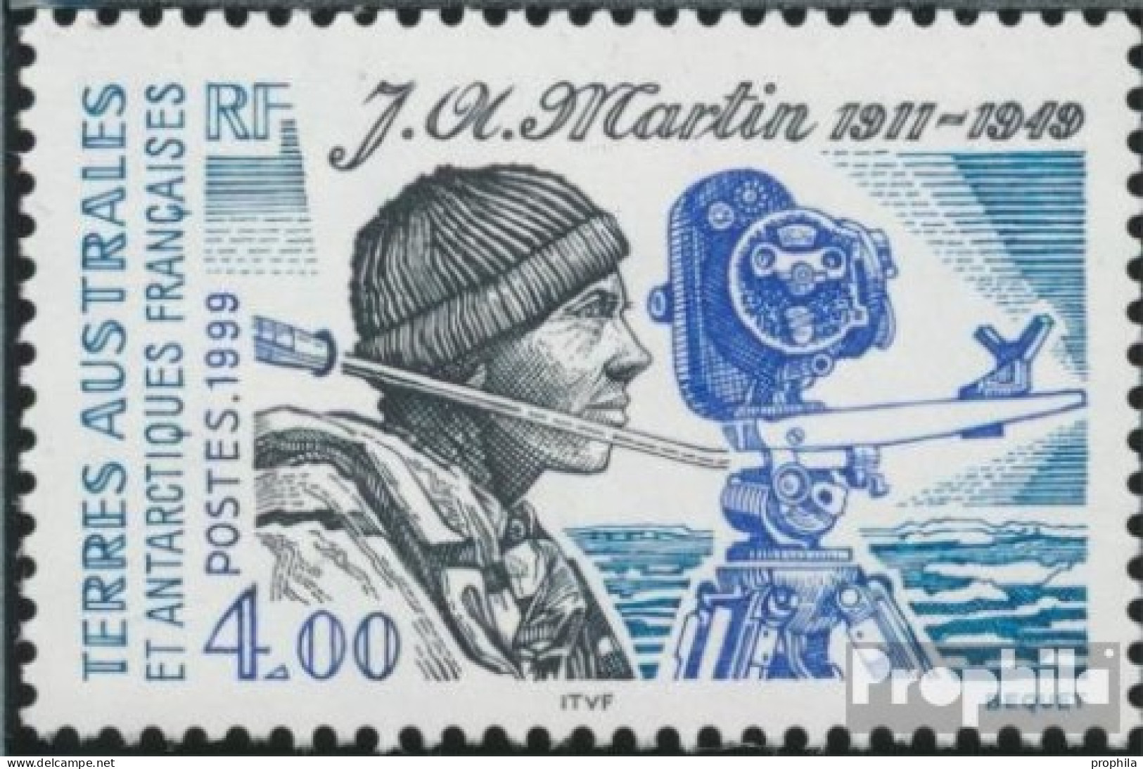 Französ. Gebiete Antarktis 392 (kompl.Ausg.) Postfrisch 1999 Jaques Andre Martin - Unused Stamps