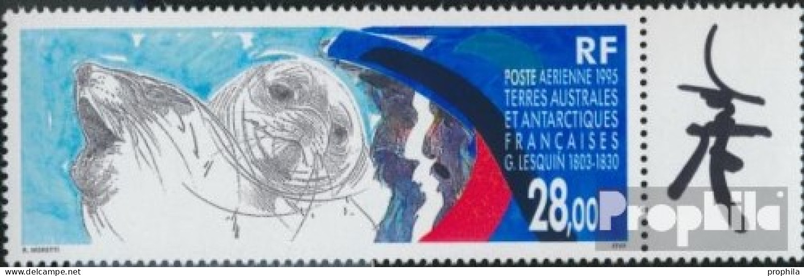 Französ. Gebiete Antarktis 340Zf Mit Zierfeld (kompl.Ausg.) Postfrisch 1995 G. Lesquin - Neufs