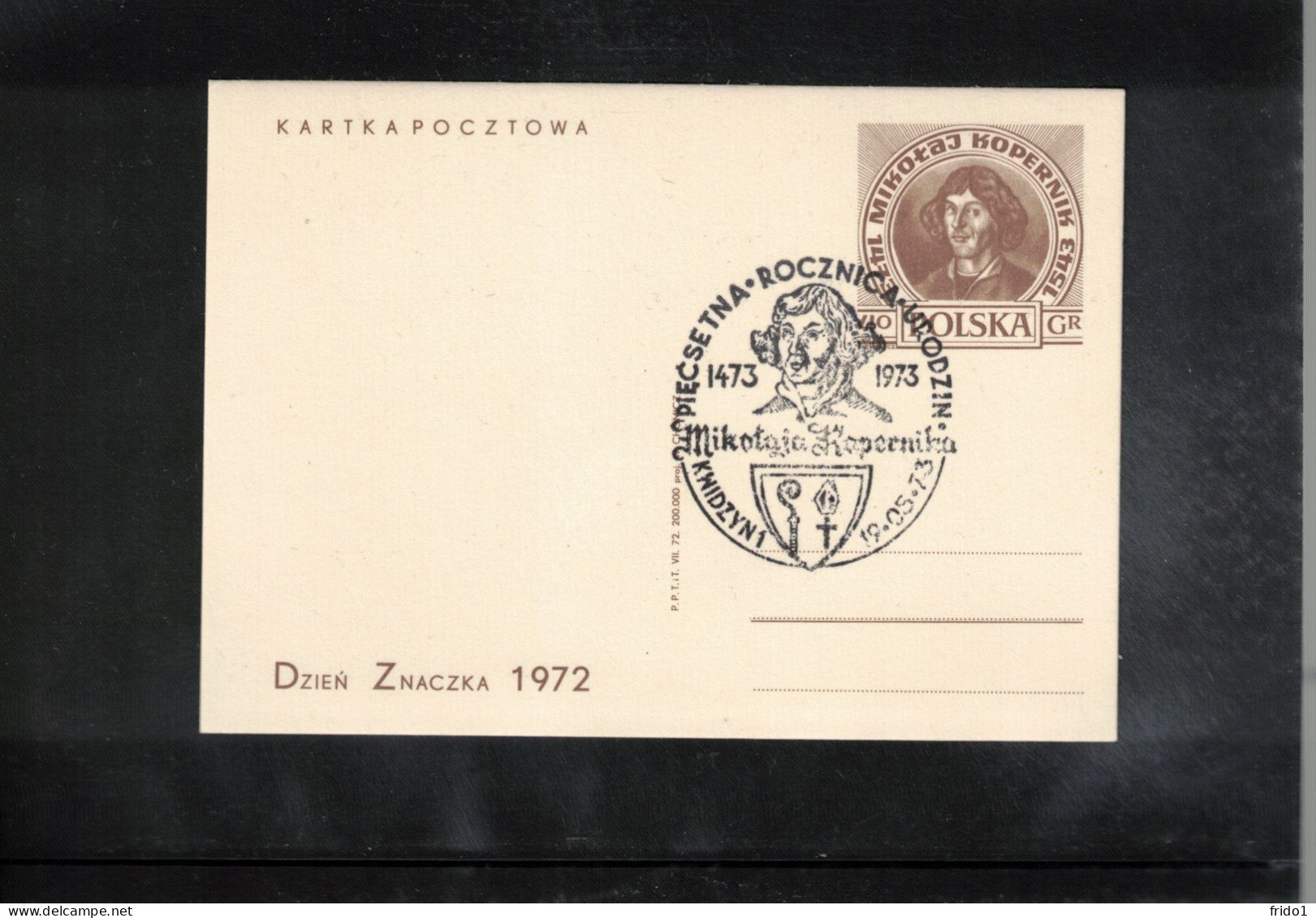Poland/ Polska 1973 Astronomy Nicolaus Kopernikus Interesting Postcard - Sterrenkunde