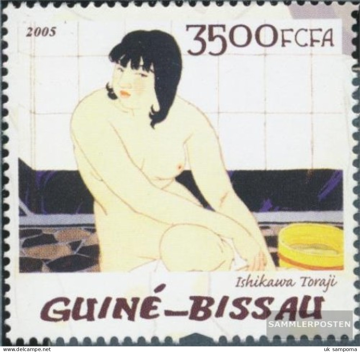 Guinea-Bissau 3112 (complete. Issue) Unmounted Mint / Never Hinged 2005 Japanese Paintings - Guinée-Bissau
