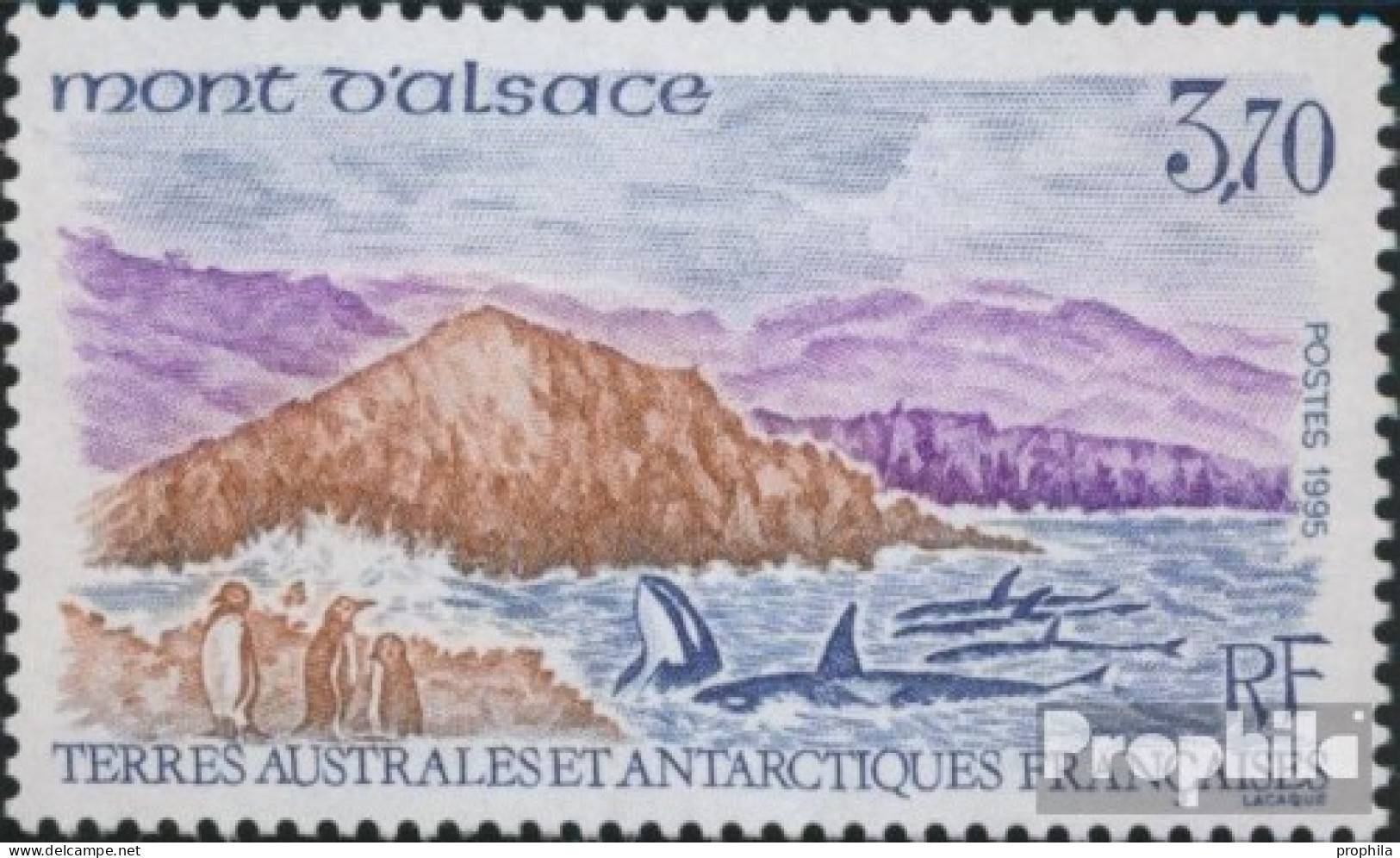 Französ. Gebiete Antarktis 335 (kompl.Ausg.) Postfrisch 1995 Landschaften - Neufs