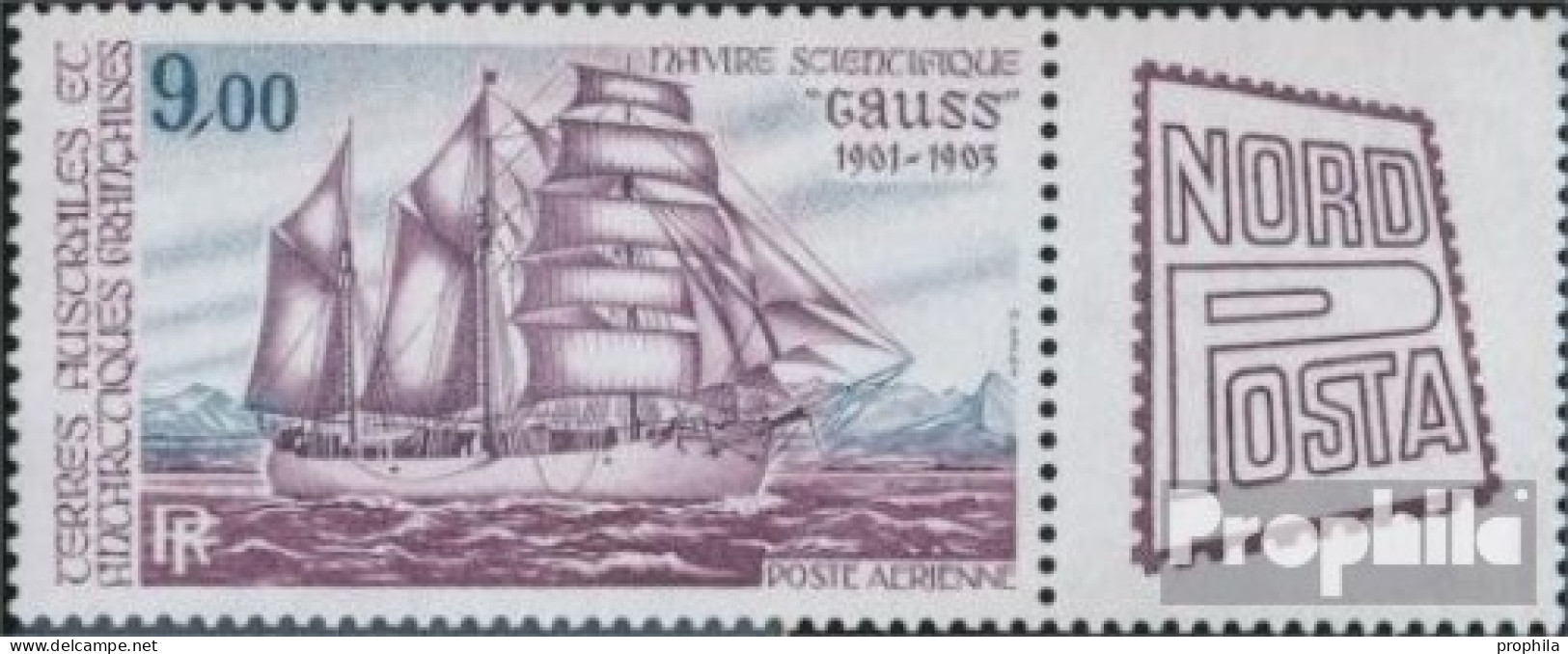 Französ. Gebiete Antarktis 195Zf Mit Zierfeld (kompl.Ausg.) Postfrisch 1984 Briefmarkenbörse - Ongebruikt