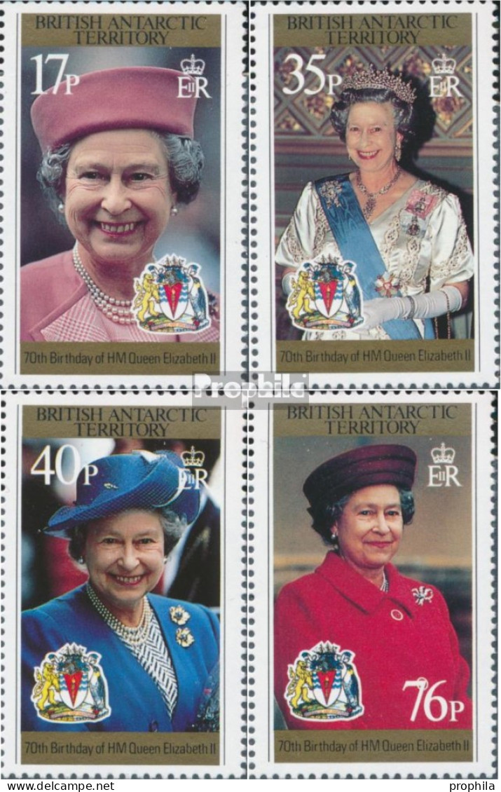 Britische Gebiete Antarktis 255-258 (kompl.Ausg.) Postfrisch 1996 Königin Elisabeth II. - Nuovi