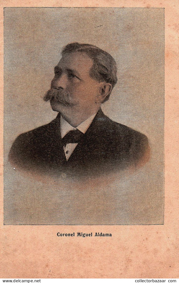1904 Saravist Revolution Uruguay Coronel Miguel Aldama Postcard - Uruguay