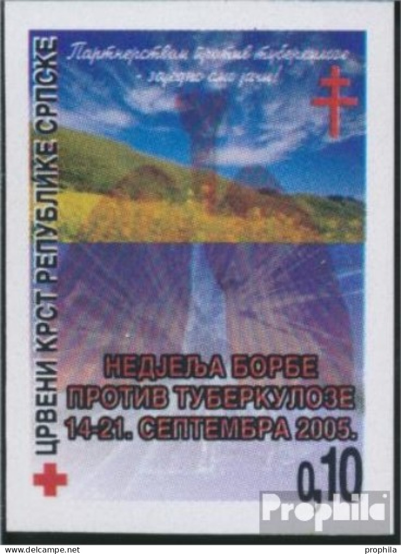 Bosnien - Serbische Republ. Z17B (kompl.Ausg.) Zwangszuschlagsmarken Postfrisch 2005 Rotes Kreuz - Serbia