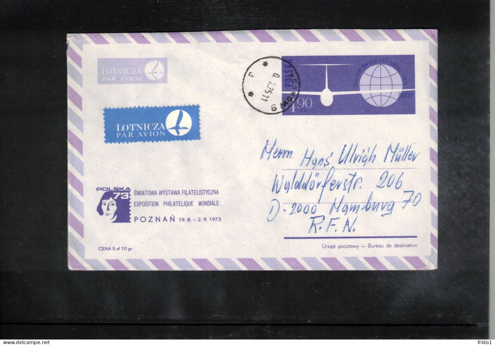 Poland/ Polska 1975 Astronomy Nicolaus Kopernikus - World Philatelic Exhibition Poznan Interesting Airmail Letter - Astronomie