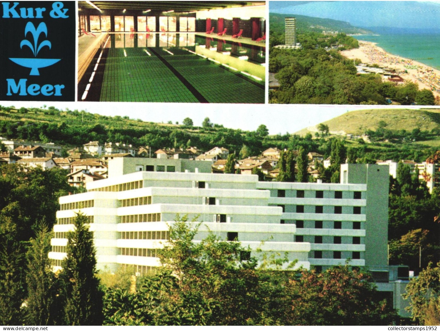 VARNA, MULTIPLE VIEWS, HOTEL, ARCHITECTURE, POOL, BEACH, SPA, BULGARIA, POSTCARD - Bulgarije