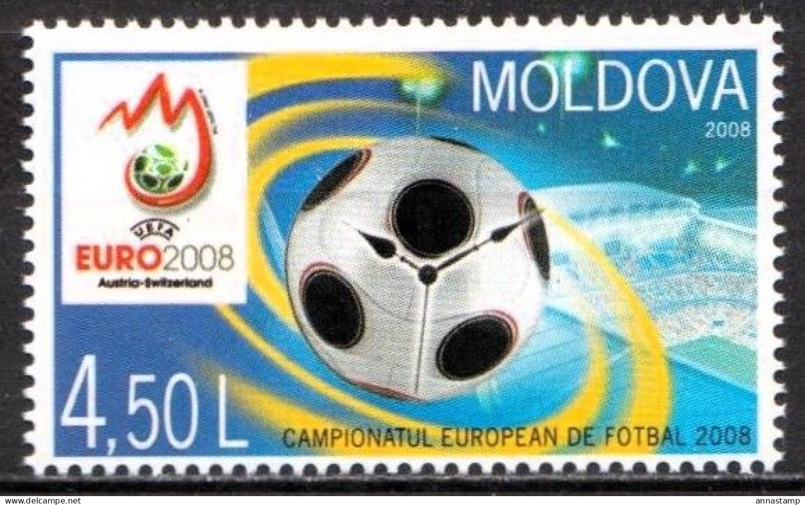 Moldova MNH Stamp - Eurocopa (UEFA)