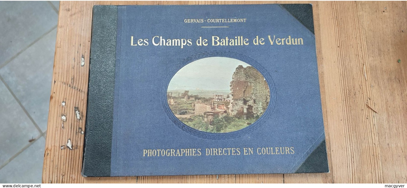 Livre Les Champs De Bataille De Verdun Guerre 14-18 Vouzier Argonne - 1914-18