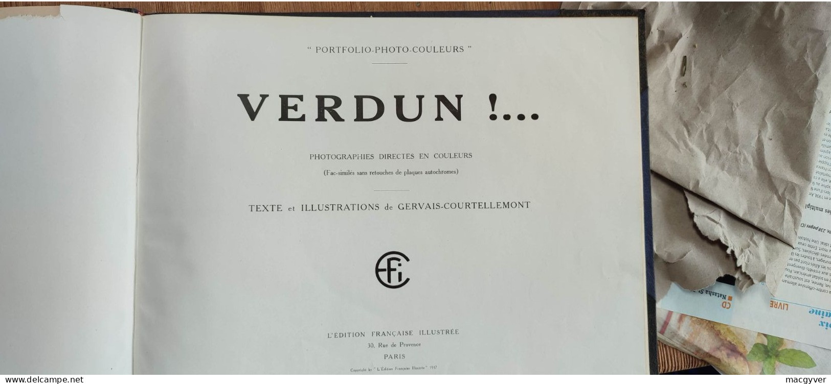 Livre Les Champs De Bataille De Verdun Guerre 14-18 Vouzier Argonne - 1914-18