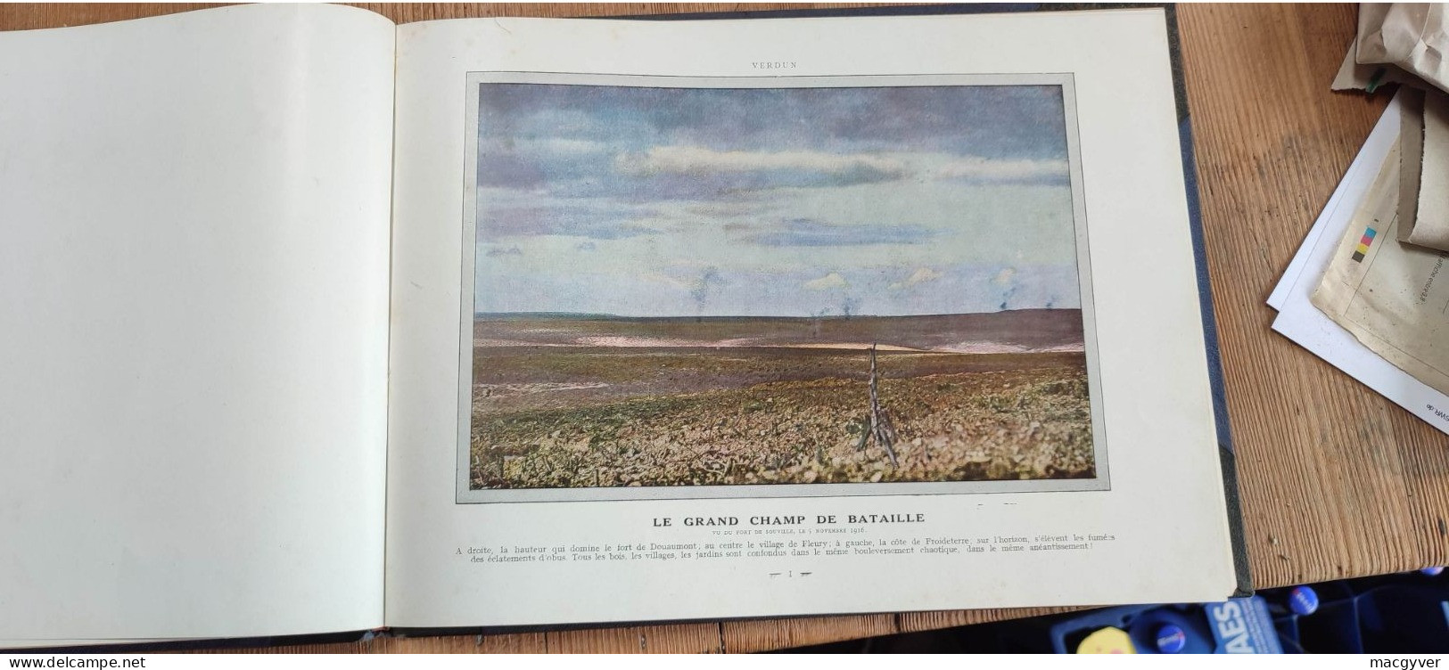 Livre Les Champs De Bataille De Verdun Guerre 14-18 Vouzier Argonne - 1914-18