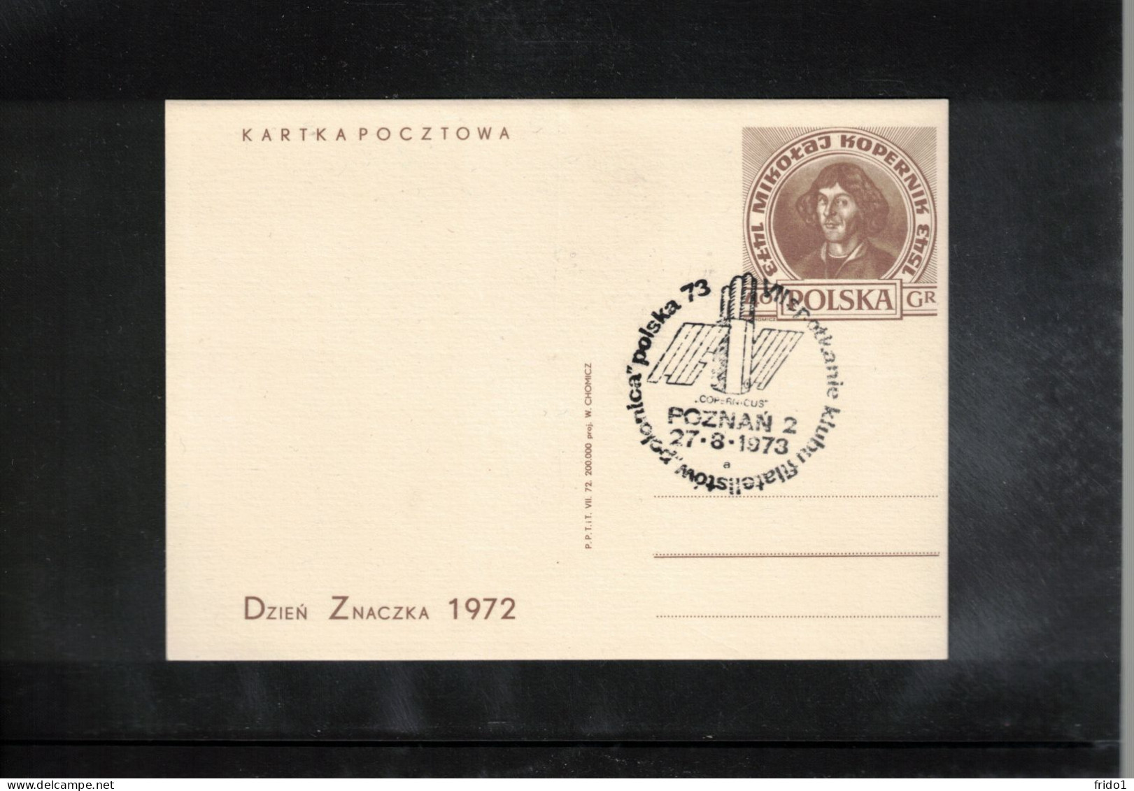 Poland/ Polska 1973 Astronomy Nicolaus Kopernikus Exhibition Interesting Postcard - Astronomie