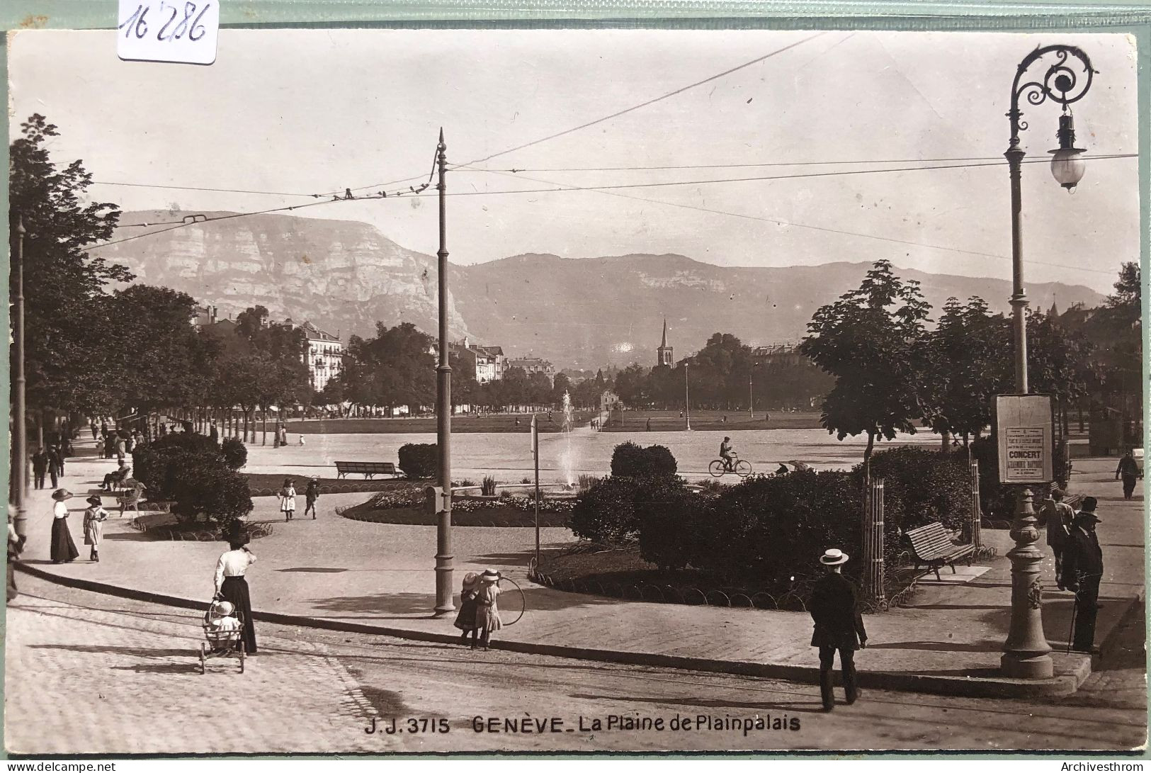 Genève - Plaine De Plainpalais - Affiche Concert Harmonie Nautique (16'286) - Genève