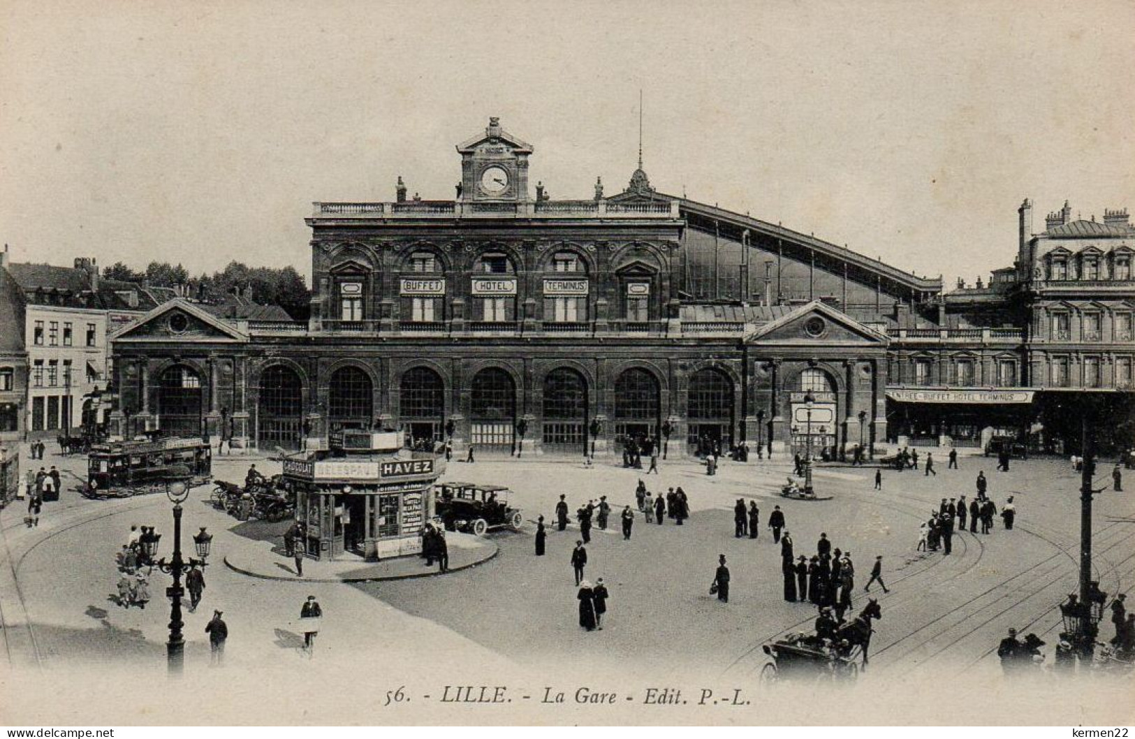CPA 59 LILLE La Gare - Lille
