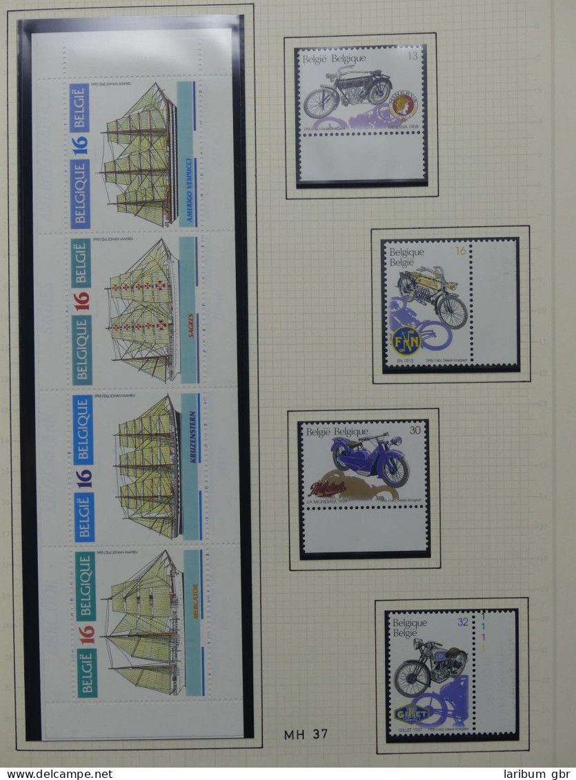 Belgien 1991-2000 postfrisch besammelt auf selbstgestalteten Seiten #LY826