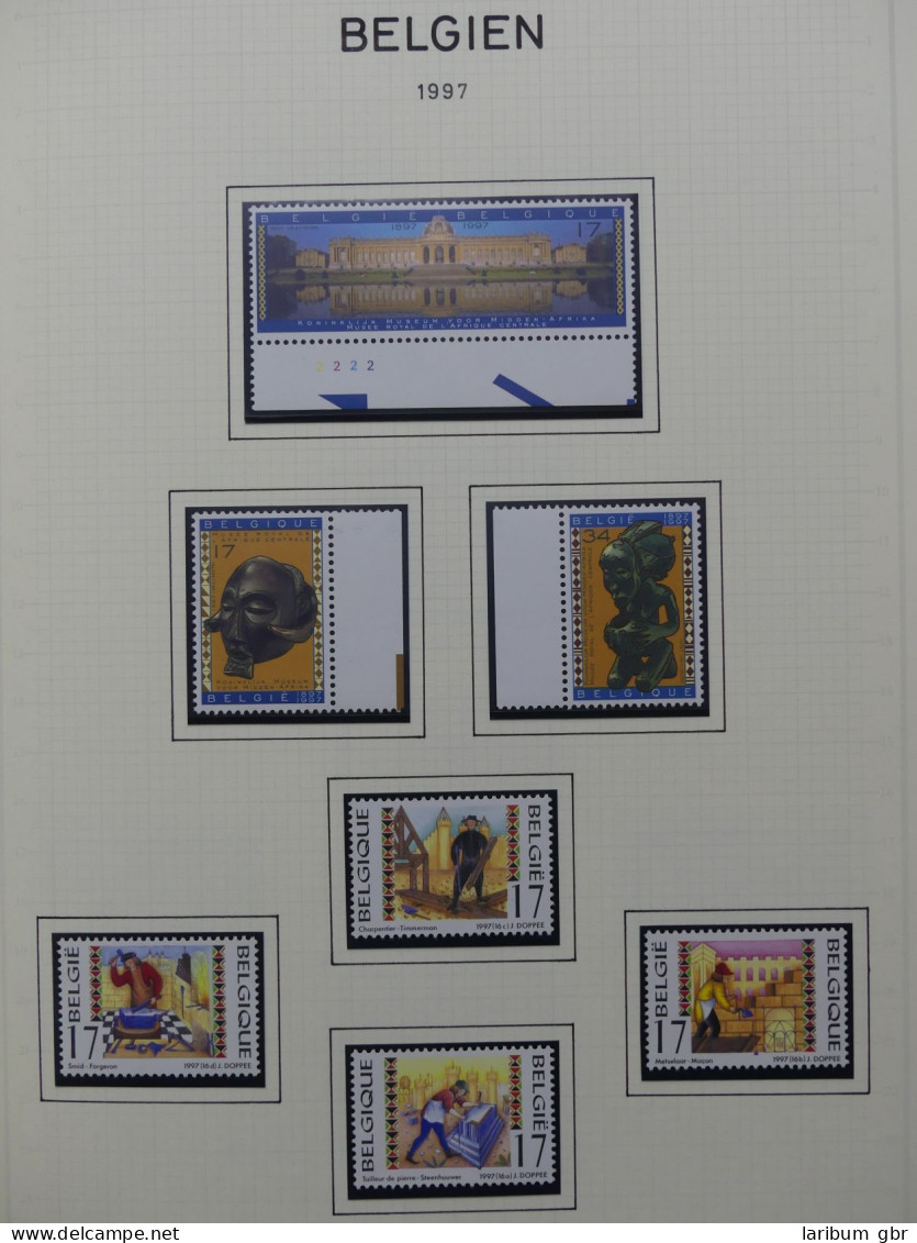 Belgien 1991-2000 postfrisch besammelt auf selbstgestalteten Seiten #LY826