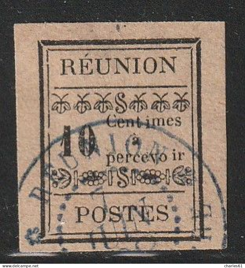 REUNION - TAXE N°2 Obl (1889) 10c Noir - Portomarken