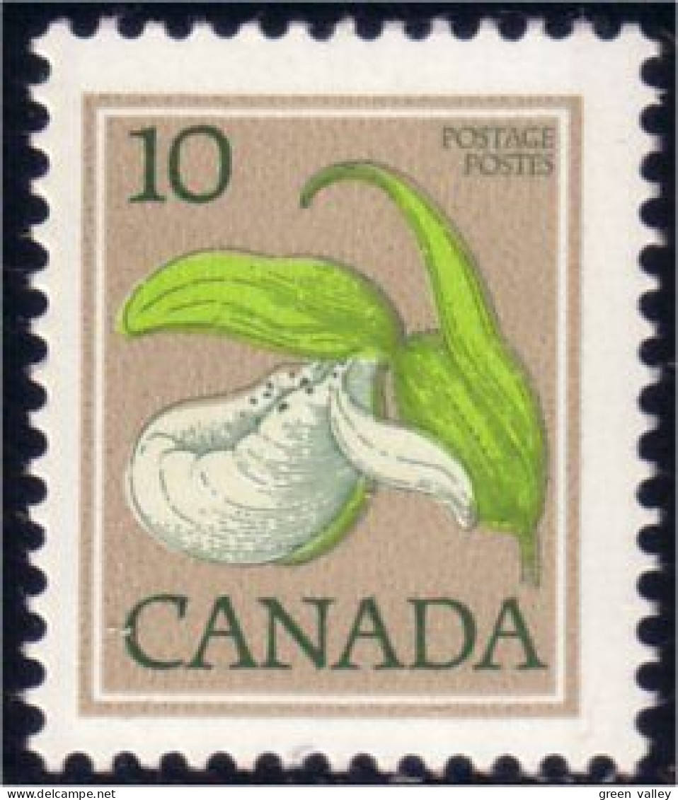 (C07-86b) Canada Orchidee Lady's Slipper Cyriprede Sabot De La Vierge Orchid 1979 MNH ** Neuf SC - Otros & Sin Clasificación