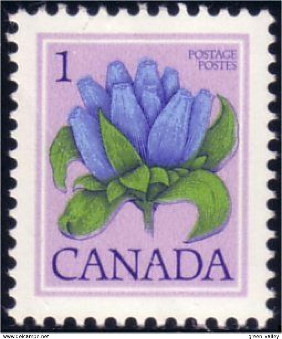 (C07-81b) Canada Gentian Gentiane 1979 MNH ** Neuf SC - Otros & Sin Clasificación