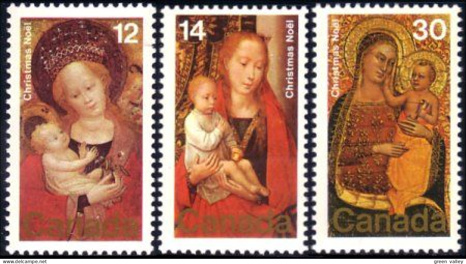 (C07-73-75c) Canada Vierge Madonna Noel Christmas MNH ** Neuf SC - Religione