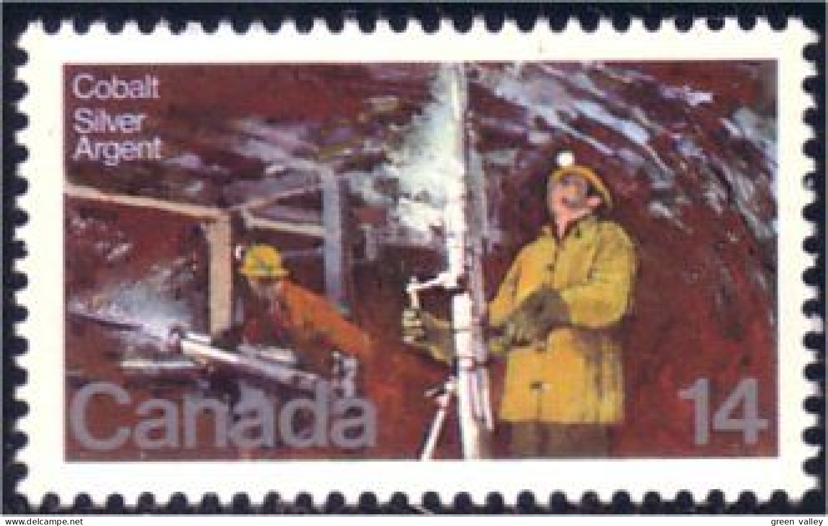 (C07-65c) Canada Cobalt Silver Mining Mine Argent MNH ** Neuf SC - Andere & Zonder Classificatie