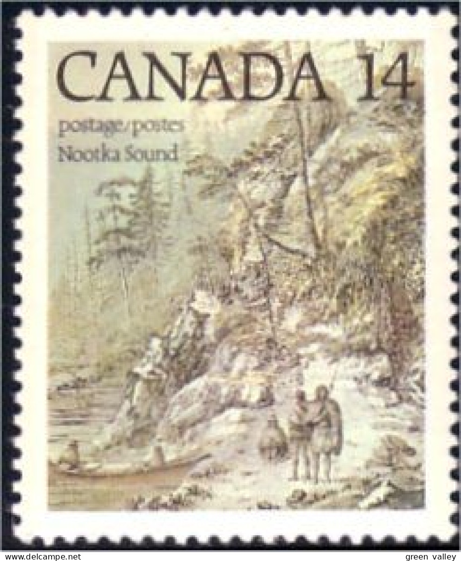 (C07-64b) Canada Nootka Sound Bateau Indian Boat MNH ** Neuf SC - Ships