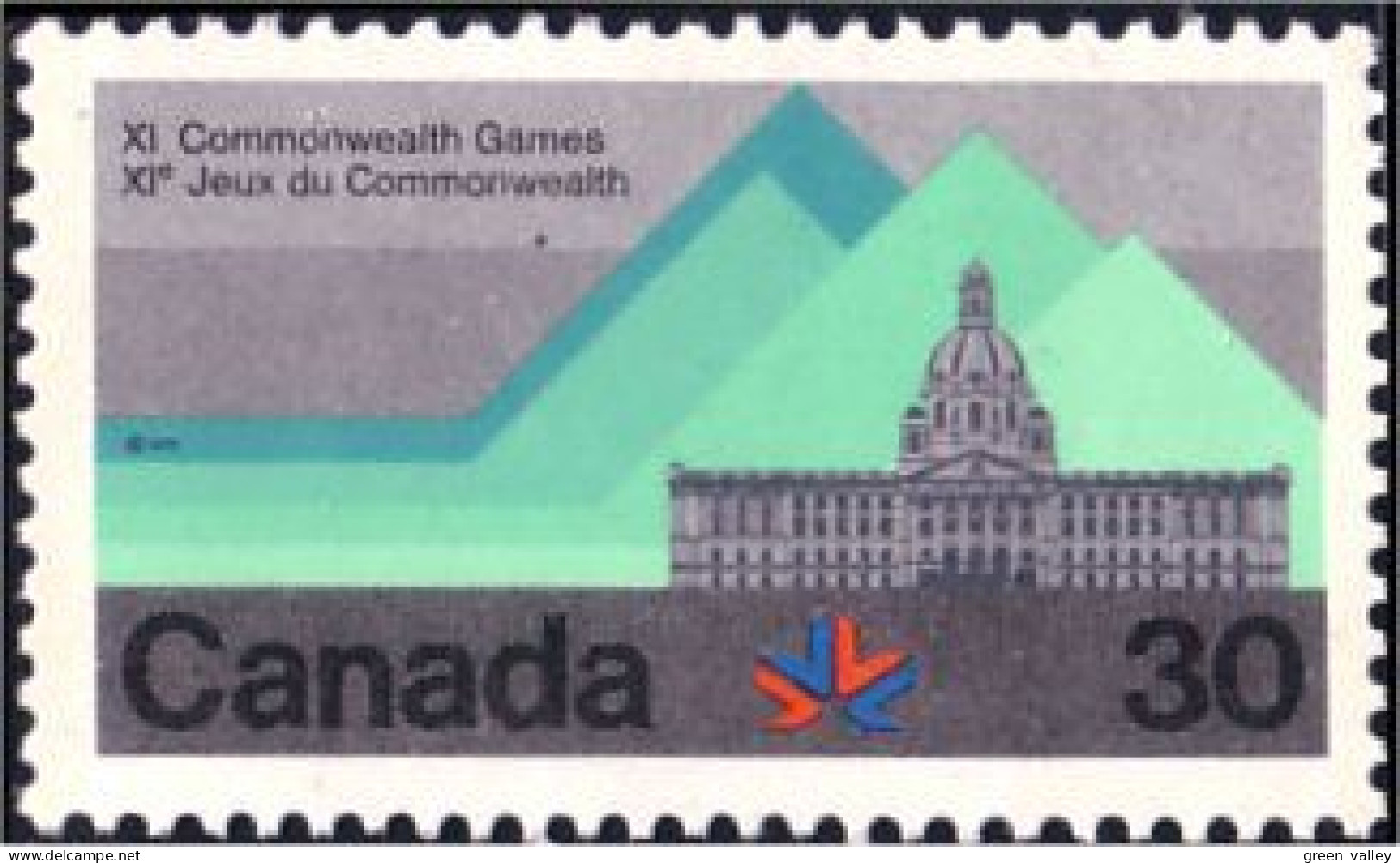 (C07-61b) Canada Immeuble Building Jeux Commonwealth Games MNH ** Neuf SC - Andere & Zonder Classificatie