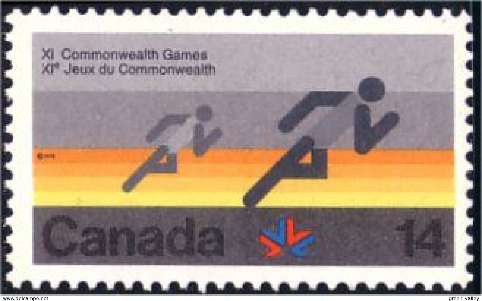 (C07-60b) Canada Course Running Jeux Commonwealth Games MNH ** Neuf SC - Other & Unclassified