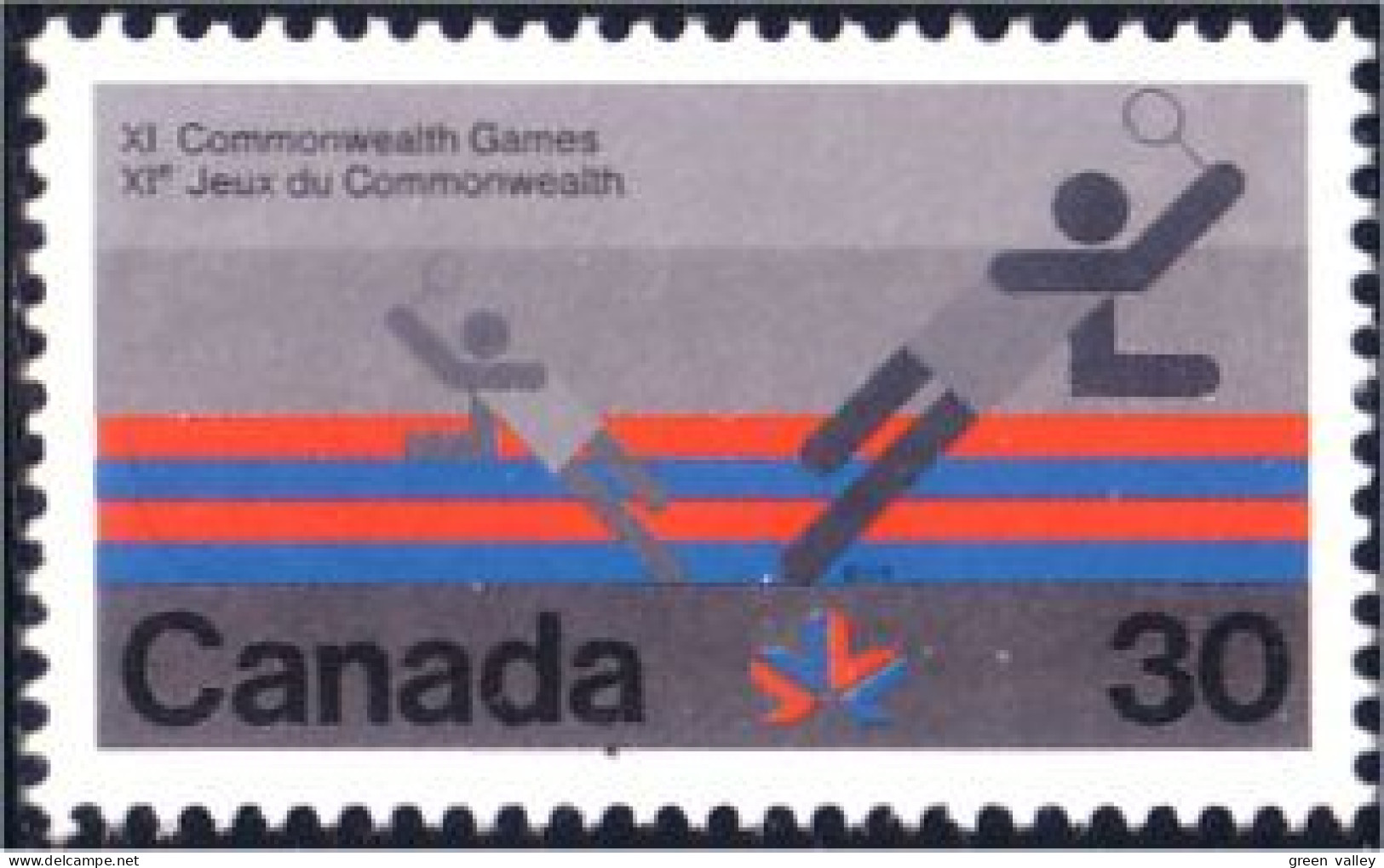 (C07-58b) Canada Biathlon Jeux Commonwealth Games MNH ** Neuf SC - Autres & Non Classés