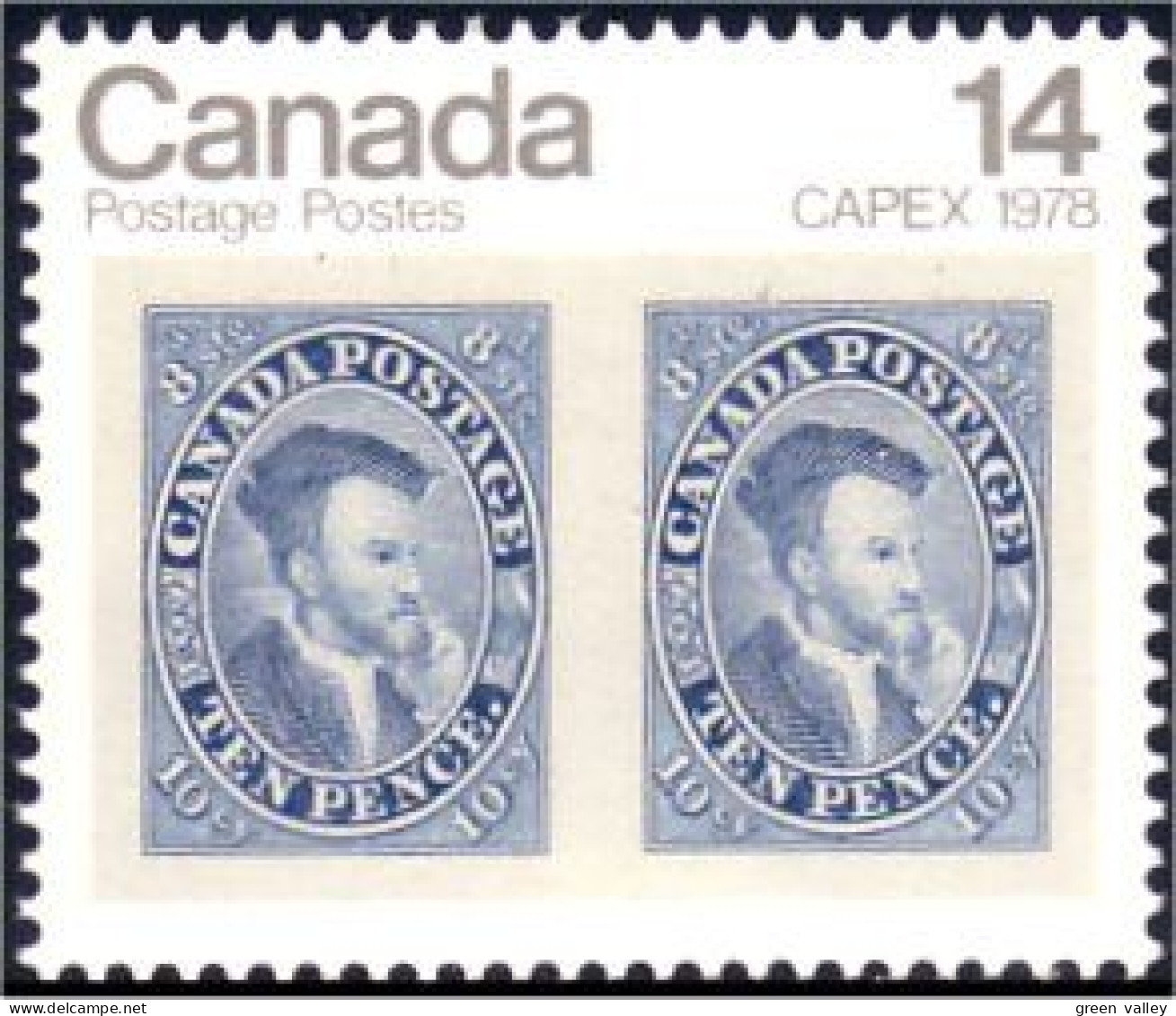 (C07-54b) Canada Jacques Cartier MNH ** Neuf SC - Briefmarken Auf Briefmarken