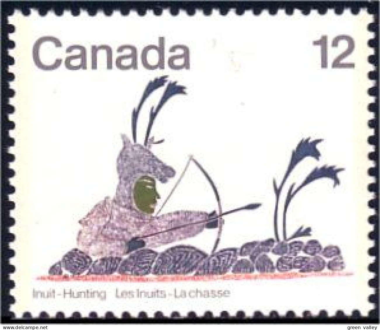 (C07-50d) Canada Arc Archer Chasse Caribou Hunting MNH ** Neuf SC - Nuovi