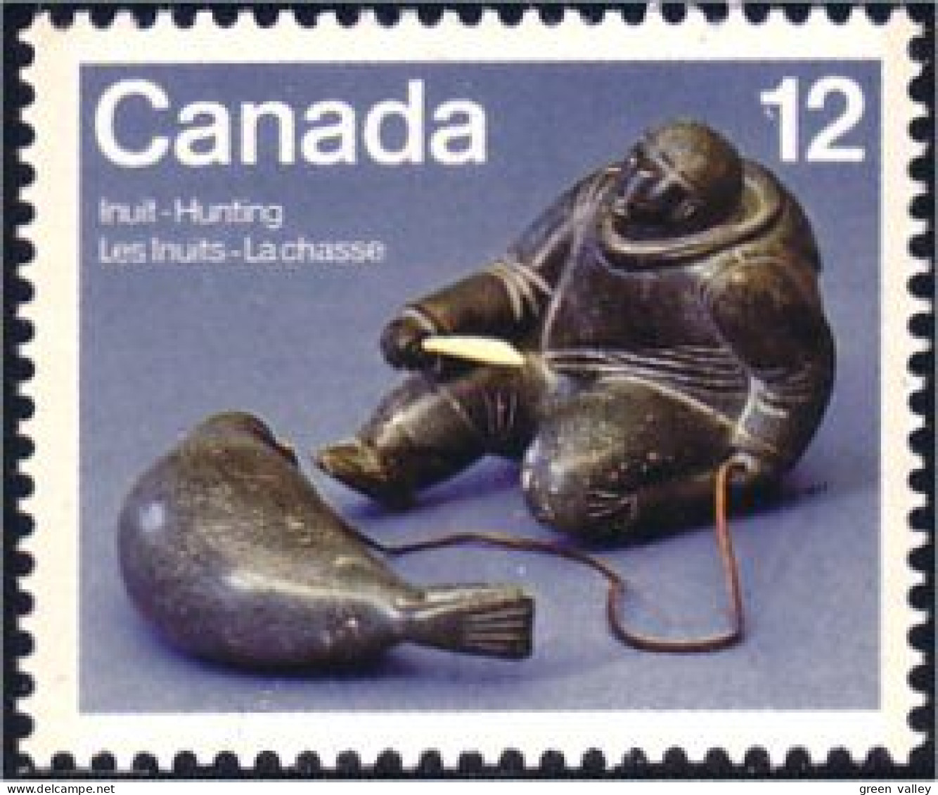 (C07-48b) Canada Seal Hunter Chasse Phoque MNH ** Neuf SC - Indiani D'America