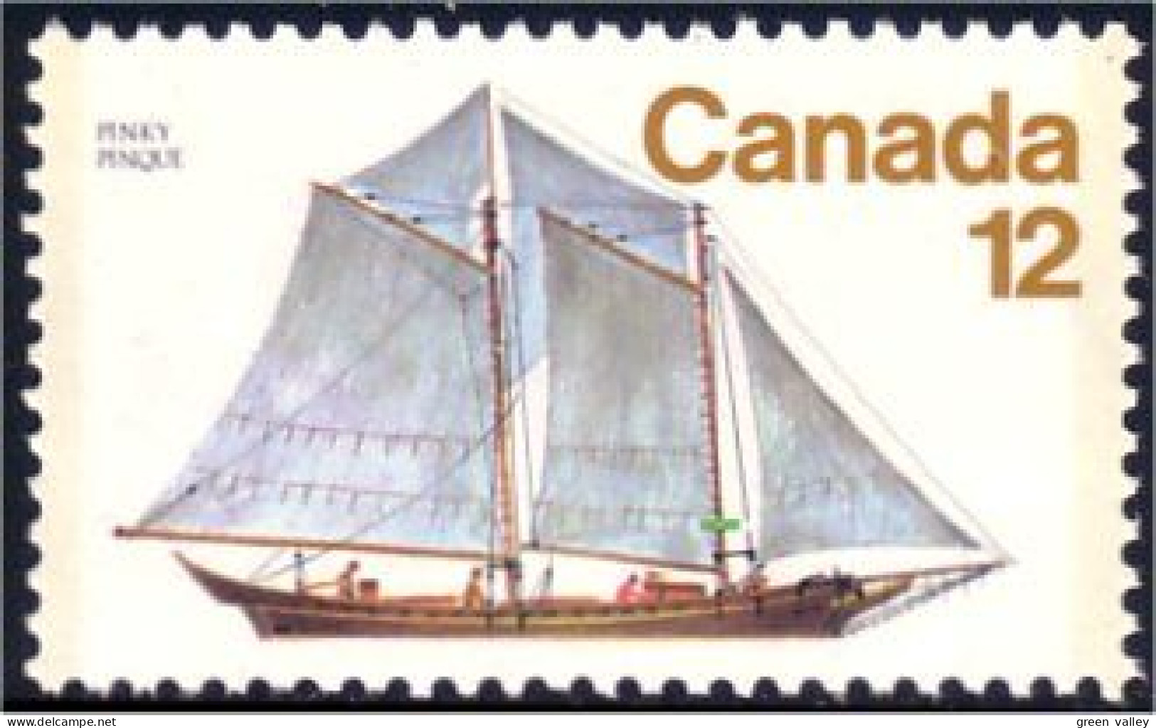 (C07-44b) Canada Voilier Pinque Pinky Sailing Ship MNH ** Neuf SC - Barcos