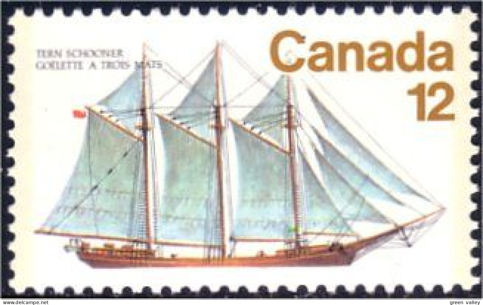 (C07-46a) Canada Voilier Goelette Trois Mats Tern Schooner Sailing Ship MNH ** Neuf SC - Nuovi