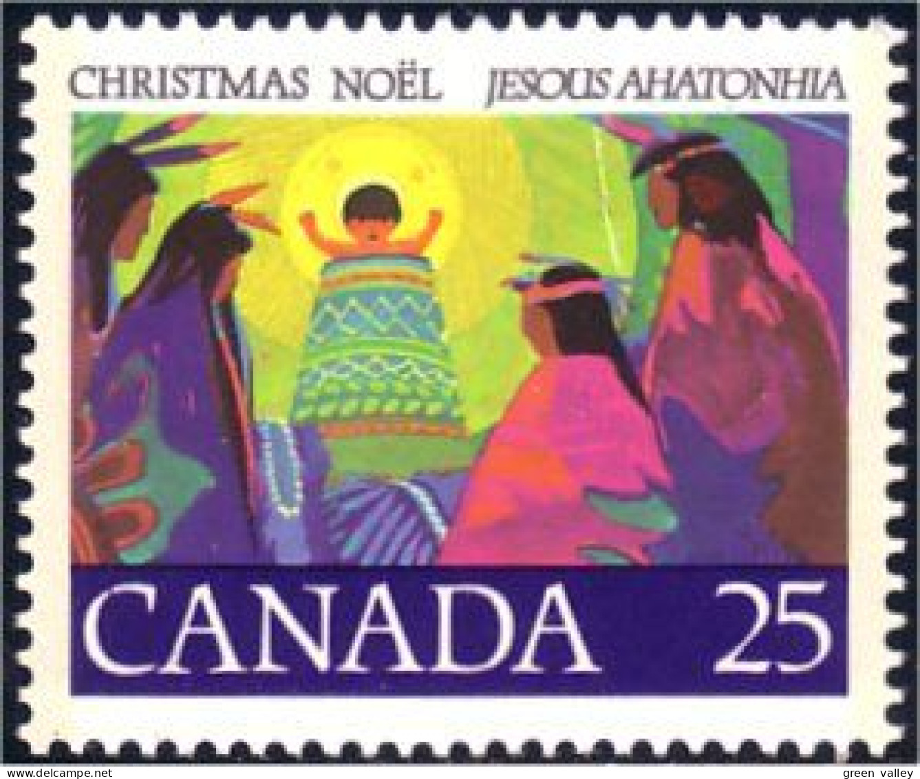 (C07-43c) Canada Enfant Jesus Christ Child MNH ** Neuf SC - Indiens D'Amérique