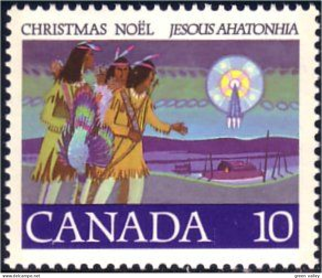 (C07-41c) Canada Indien Arc Archer Bow Arch Archery MNH ** Neuf SC - Tiro Con L'Arco